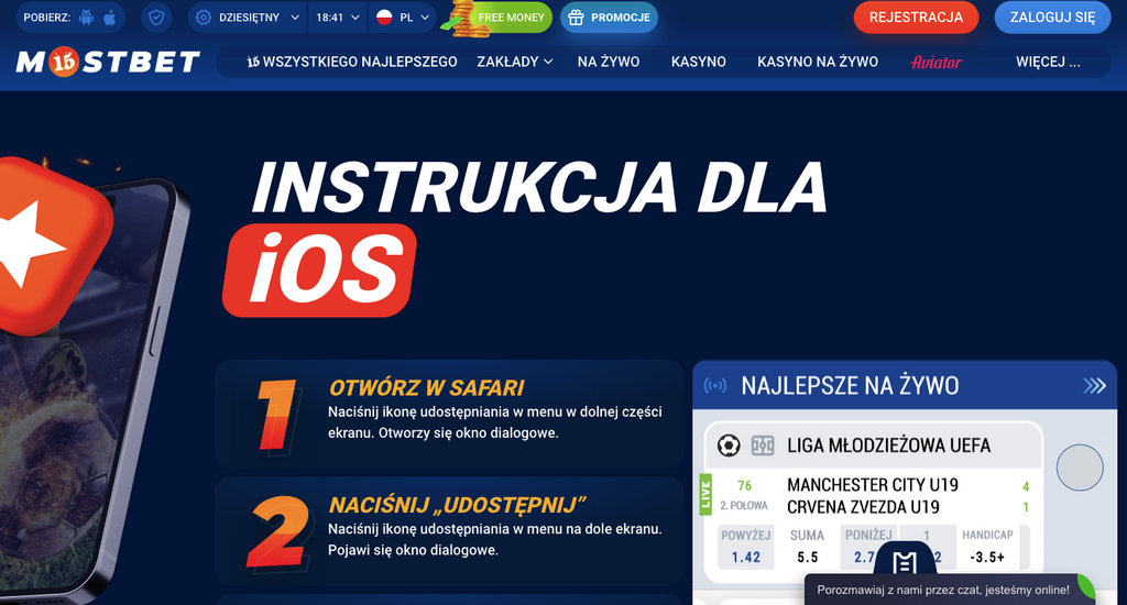 Aplikace Mostbet – sázení, vzrušení z hazardních her a bonusové nabídky